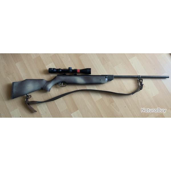 Carabine air comprim WEIHRAUCH 4,5 avec lunette LENSOLUX