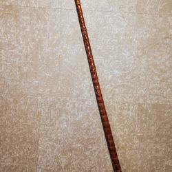 Canne de maquignon de defense en nerf de boeuf vernie - Origine Limousin - Début XXe