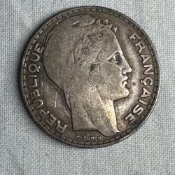 Pièce 10 Francs Turin 1932 - Argent -République Française