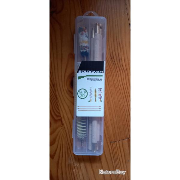 Kit nettoyage fusil calibre 20. Neuf