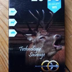 Boîte de 6 balles calibre 20 pour sanglier - cerf