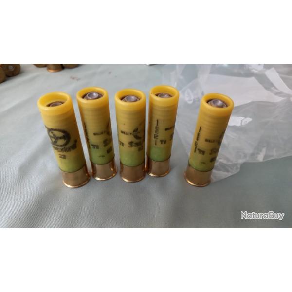 Lot de 5 balles sauvestre calibre 20
