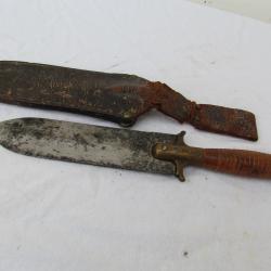 US SPRINGFIELD MODELE 1880 HUNTING KNIFE US ARMY PREMIER TYPE