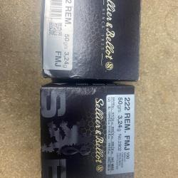 Munition 222rem sellier&bellot