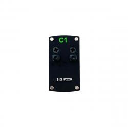 Plaque adaptateur Professor-Optiken pour point rouge 1x17x24 SIG P226