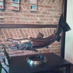 Sculture Art Moto Saumon