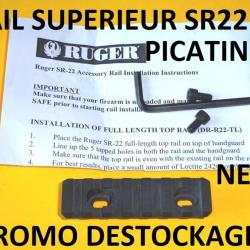 rail superieur surélevé PICATINNY pour RUGER SR22 RUGER SR-22 - VENDU PAR JEPERCUTE (b14807)