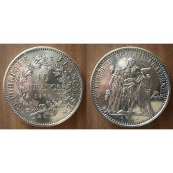 France 10 Francs 1966 Hercule Piece Argent Hercules Franc Frcs Frc frs