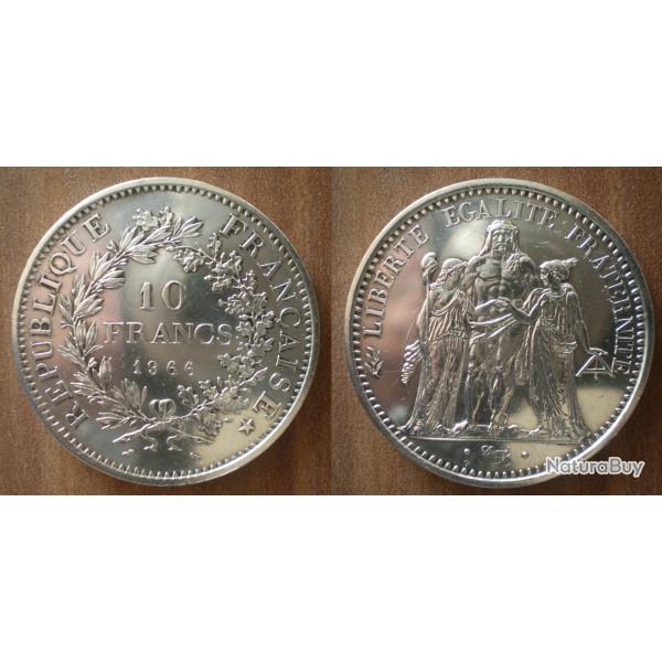 France 10 Francs 1966 Hercule Piece Argent Hercules Franc Frcs Frc frs