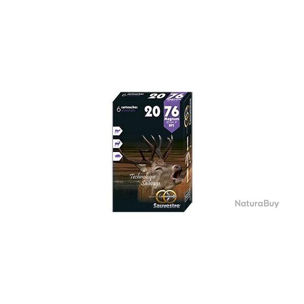 Cartouches Sauvestre balle flche cal 20/76 mag