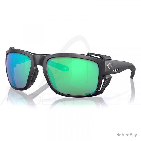 Lunettes polarisantes COSTA DEL MAR King tide 8 Black Green mirror 580G