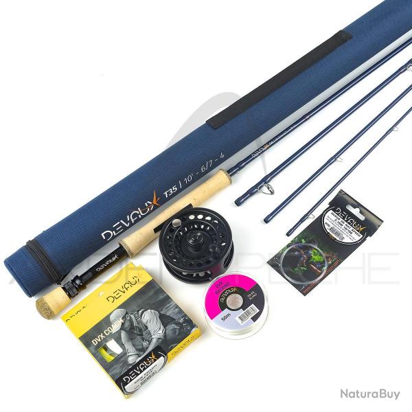 Pack Canne  mouche DEVAUX T35 Rservoir 10' soie 6/7