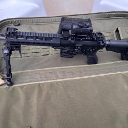 SUPER AFFAIRE A SAISIR AR15 HAENEL CR300 A2 MATCH 10,5" SURÉQUIPÉ ÉTAT NEUF.