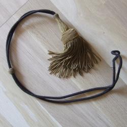 ANCIENNE DRAGONNE POUR EPEE EN CANNETILLE DOREE