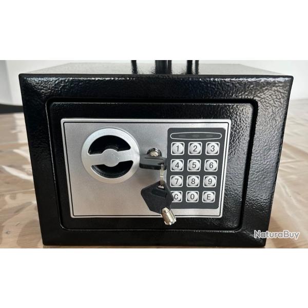 coffre fort 4.6 L double securit code + cl 2