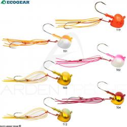 Tête plombée ECOGEAR Oval tenya L #8 28g T22