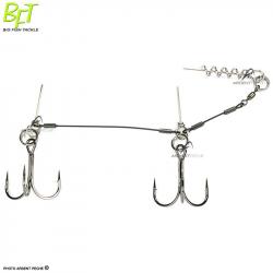 BFT Shallow stinger stainless H2/0 / 100lb