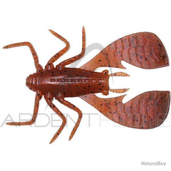 Leurre souple MEGABASS Fuwabug 3.8 Ebimiso red flake
