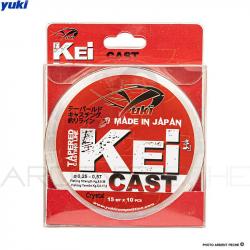 Bas de ligne arraché YUKI Kei cast clear 15m Ø 0.25 - 0.57mm