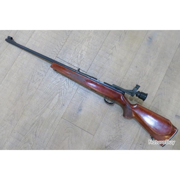 Carabine Anschutz cal 22lr avec Stecher + Dioptre OCCASION