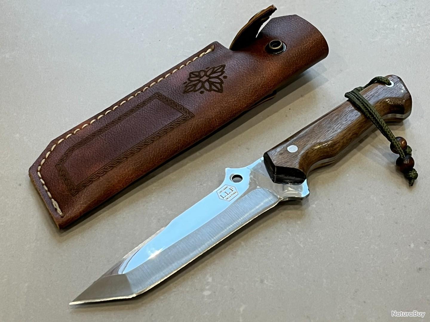 NOUVEAU Couteau lame tanto forgée LLF série CHASSE enchère - Dagues de