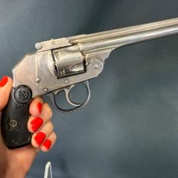 RARE REVOLVER IVER & JOHNSON HAMMERLESS 2nd modèle cal. 32sw short