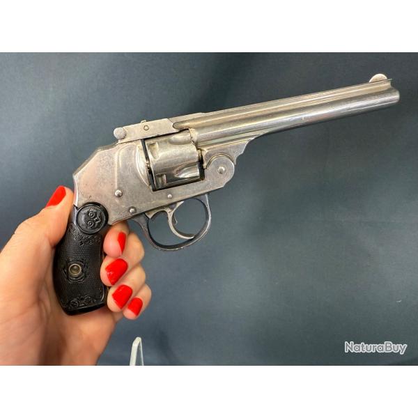 RARE REVOLVER IVER & JOHNSON HAMMERLESS 2nd modle cal. 32sw short