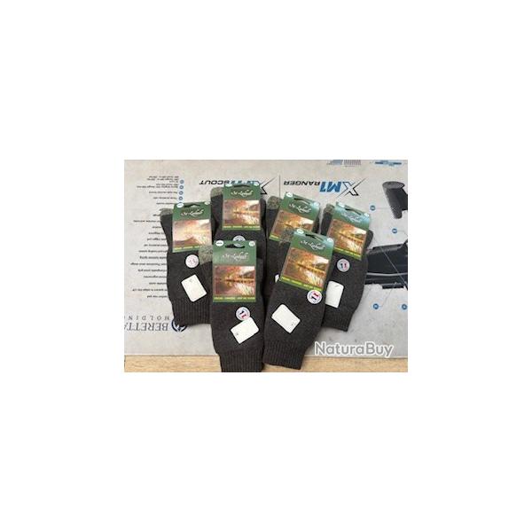 Magnifique lot de 6 paires de chaussettes longue pour chasse ou quotidien t39/42 lot5