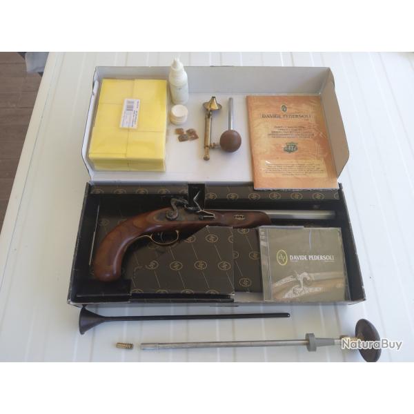 Vend pistolet silex Continental Duelling PEDERSOLI