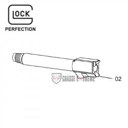 Canon Fileté pour GLOCK 19 Gen 5 13.5LH Cal 9x19
