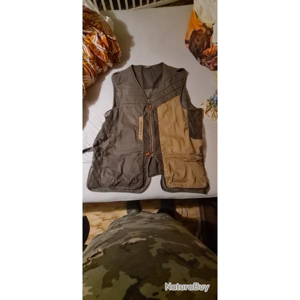 Gilet de ball-trap solognac