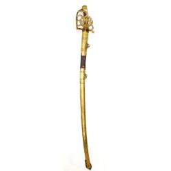 SABRE D'OFFICIERS A CHEVAL DES COMPAGNIES D'ELITE DE CAVALERIE DE LIGNE VERS 1804 - FRANCE PREMIER E