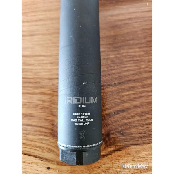 silencieux IRIDIUM pour 22LR, 1/2x20, TBE