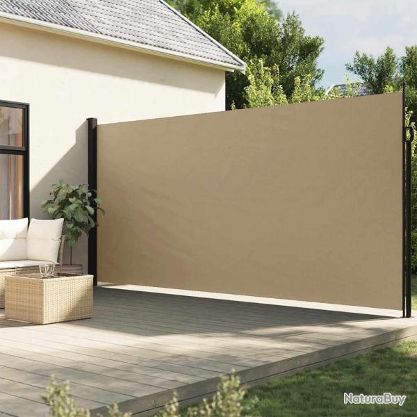 Auvent latral rtractable beige 220x300 cm