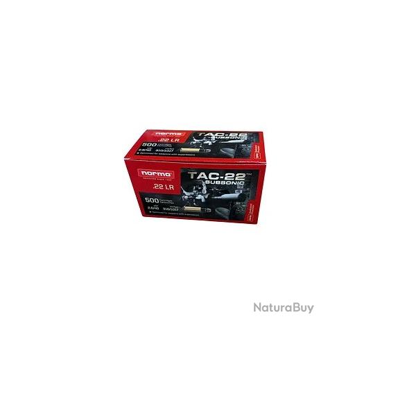 Norma - 500 Cartouches Tac-22 Subsonic - .22 LR 40gr  - 62100274