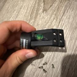 Indicateur de cosinus d'angle milspec (étanche) et niveau bulle pour Eratac