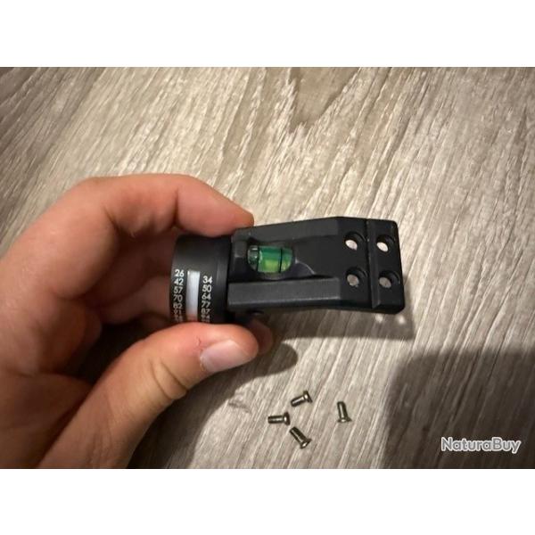 Indicateur de cosinus d'angle milspec (tanche) et niveau bulle pour Eratac