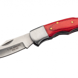Herbertz 593808 Couteau pliant - manche pakkawood rouge