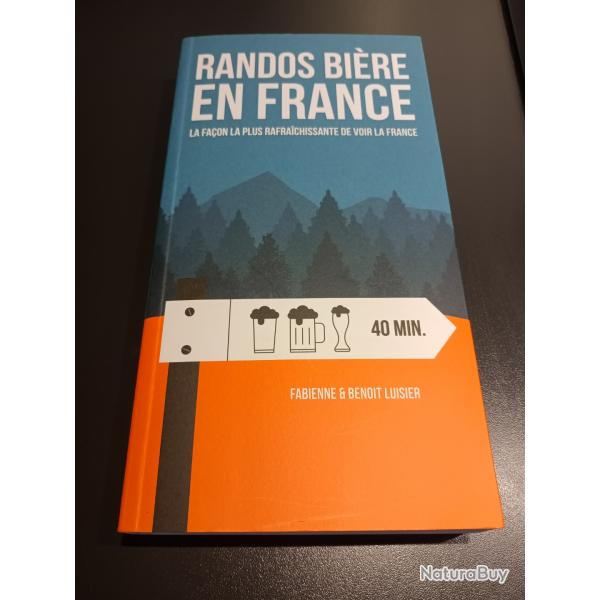 Livre neuf "Rando bire en France"