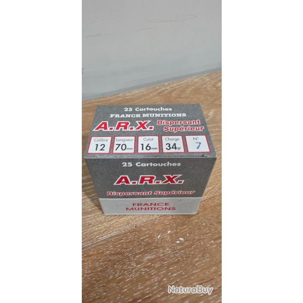 200 Cartouches Arx calibre 12 /34 grs n 7