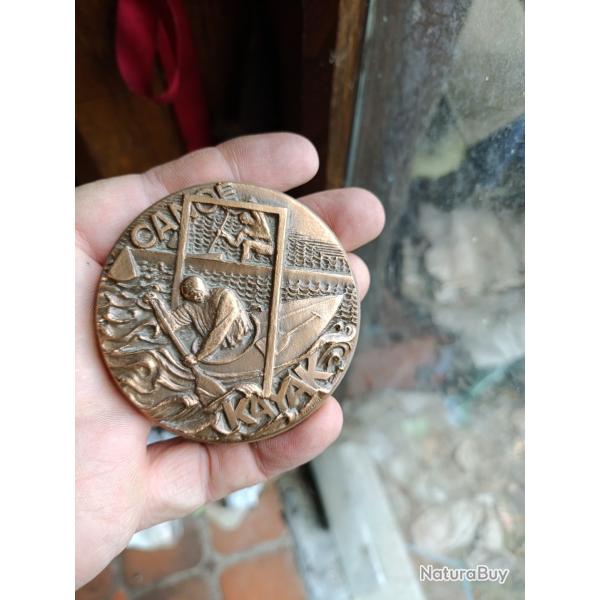 Mdaille cano kayak 1977