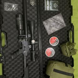 Carabine Panthera Hunter Compact Black FX Airguns Calibre 7.62mm avec lunette