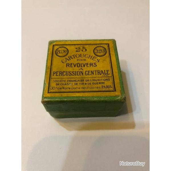 Boite de 25 cartouches calibre 320 amorage couvert