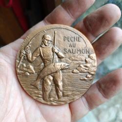 Médaille bronze pêche au saumon