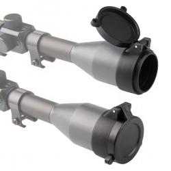 Couvercle de lentille de lunette de visée à ressort, de 25mm à  69mm - à l'unité (6)