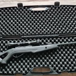 Carabine GAMO WHISPER X VAMPIR 19,9 joules 4.5 mm + lunette 4x32 + mallette ABS mousse