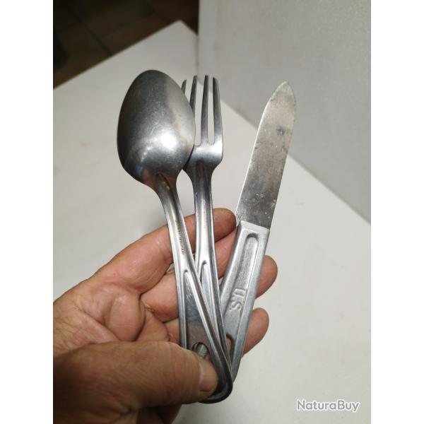 Lot de trois couverts US WW2