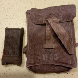 Ensemble indo , porte chargeur H48 anglais+ pansement 1952