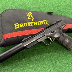 BEAU BROWNING BUCK MARK  BLACK LABEL FILETE + SILENCIEUX