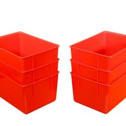 LOT DE 6 BACS DE RANGEMENT SUSPENDUS LEE PRECISION PLASTIC STORAGE BINS